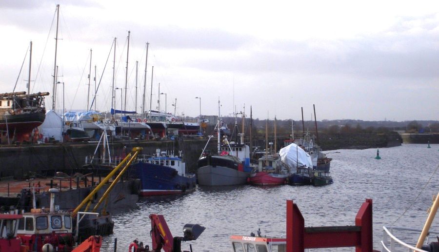 Clydeport dock at Clydebank