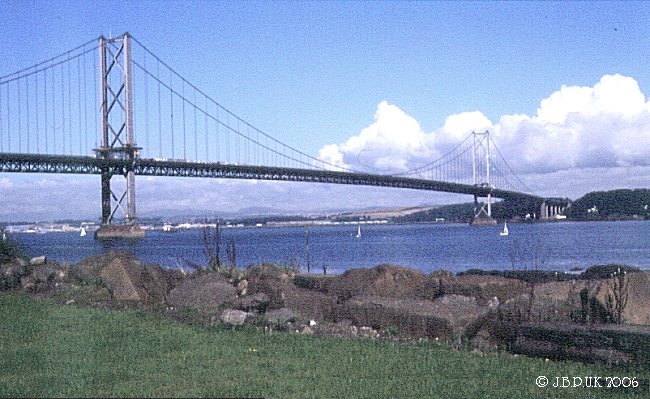 Forth Road Bridge in Scotland