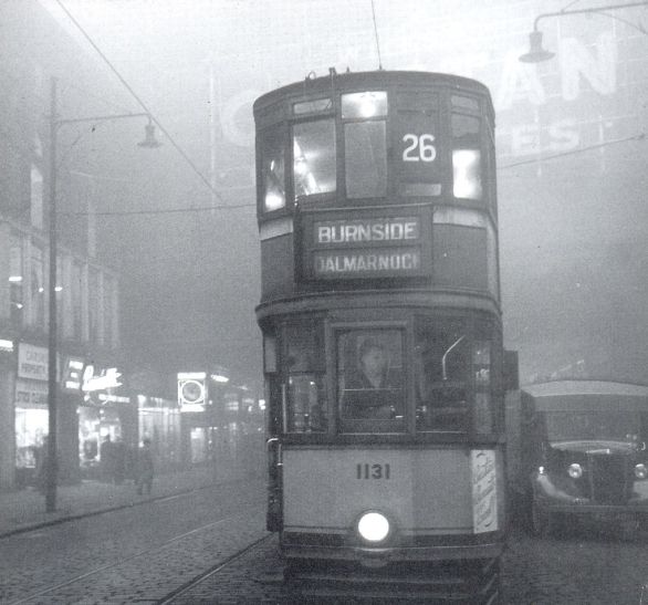 Glasgow Corporation standard tram 1954