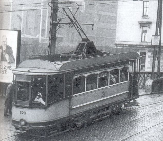 Glasgow Corporation single deck "wee caur" tram 1924 - 1949