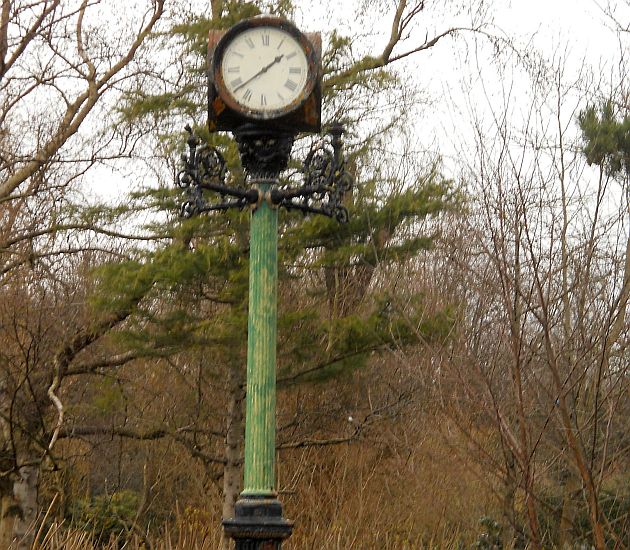 Clock in Victoria Park