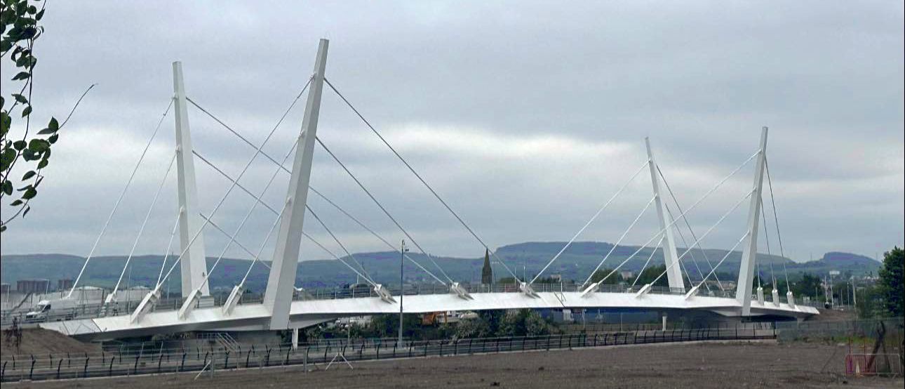 Road bridge from Clydebank to Renfrew