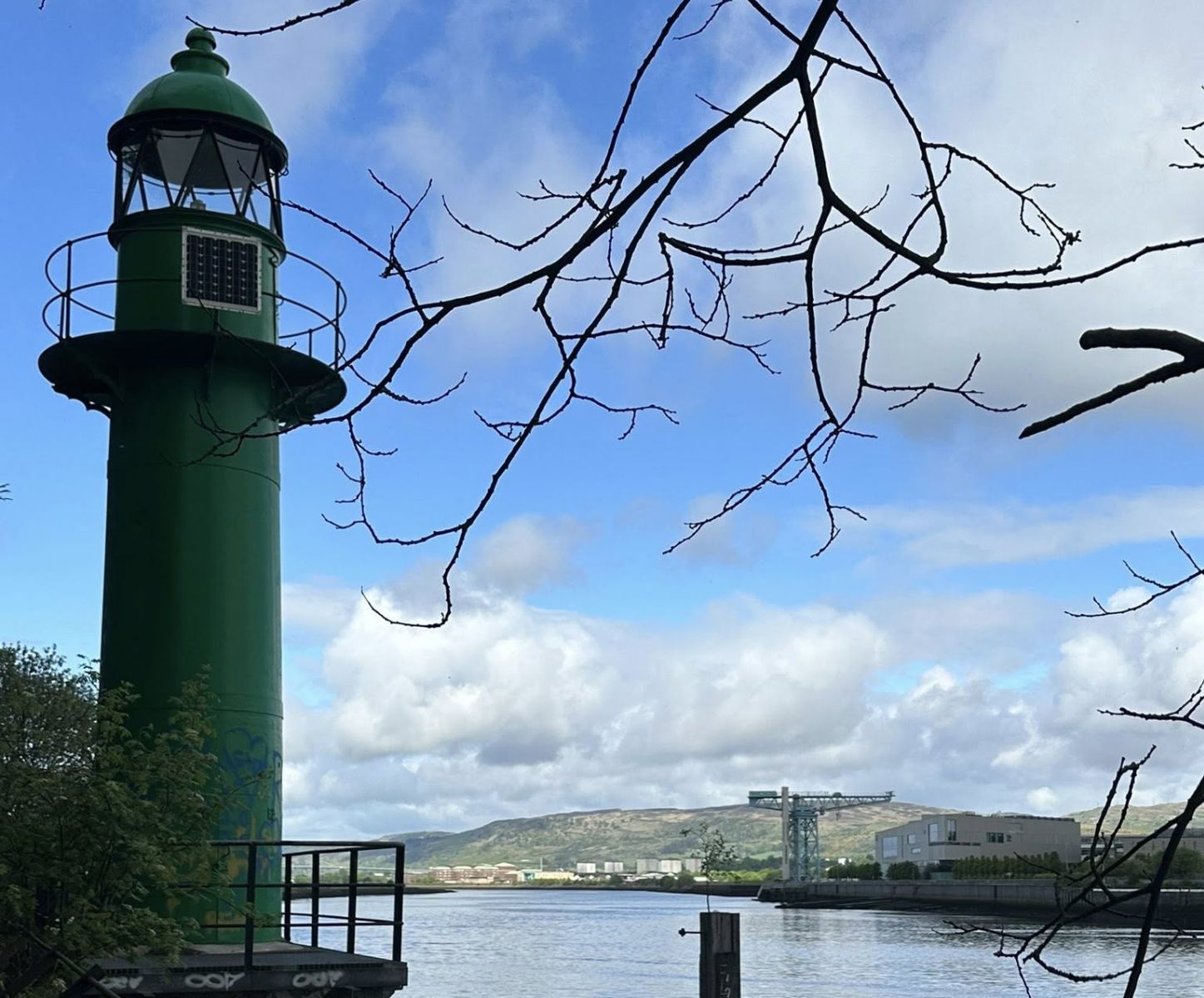 Beacon on River Clyde Walkway