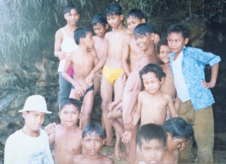 Indonesian Children at Sibolga on Sumatra