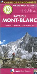 Mont Blanc Hiking Map