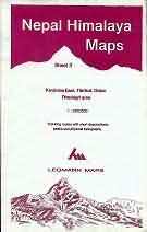 Nepal Himalaya Map 3: Kanjiroba East, Tibrikot, Dolpo & Dhaulagri